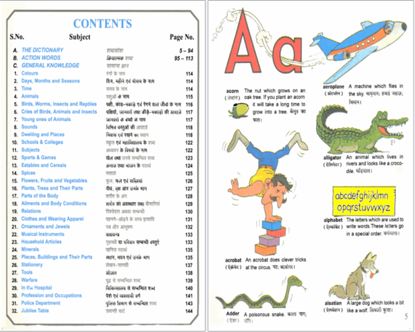 Children Picture Dictionary English-English-Hindi - Image 2